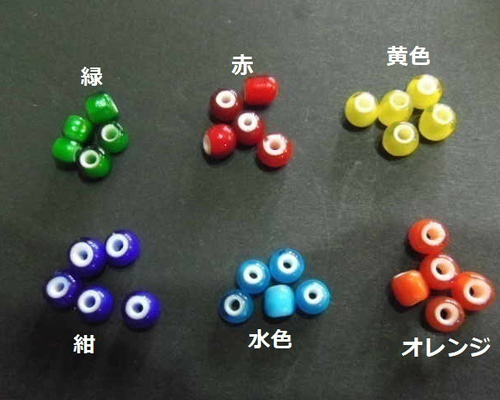 ホワイトハーツビーズ！6色X5個 その他アクセサリー bese 通販