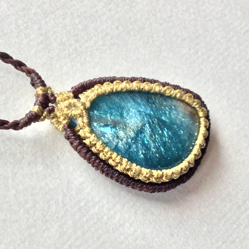 アパタイトのマクラメネックレス ネックレス・ペンダント 紗乃屋 通販