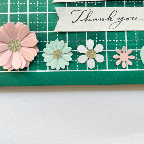 パステルA ペーパーフラワー クラフトパンチ色紙アルバム素材 退職 卒