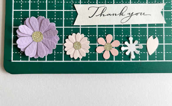 ピンクパープルA ペーパーフラワー　クラフトパンチ　色紙アルバム素材　退職　卒園　卒業　寄せ書き　お誕生日　推し活 人気・おすすめ｜使いやすい・旅行におすすめ 品質保証 全国発送 在庫限り