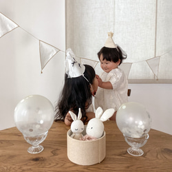 ✽NEW✽ party hat　cocoru　パーティハット   ヘッドアクセサリー　誕生日　ハーフバースデー　パーティ 9枚目の画像