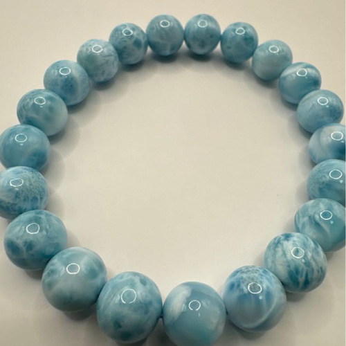 ラリマー 10mm 天然石 ブレスレット ブレスレット LUNASTONE 通販 