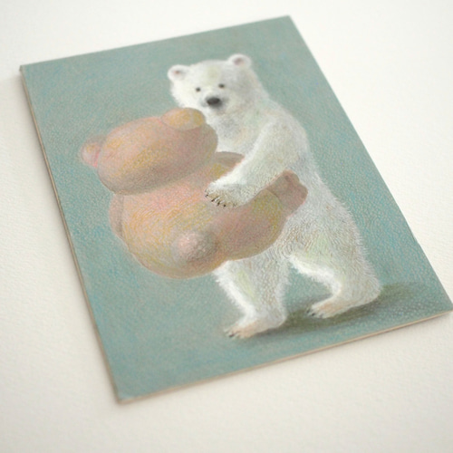 原画作品 ＊「 くまとくま 」 絵画 さらさまゆこ 通販 17888836