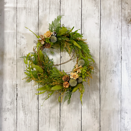 ナチュラルグリーンリース