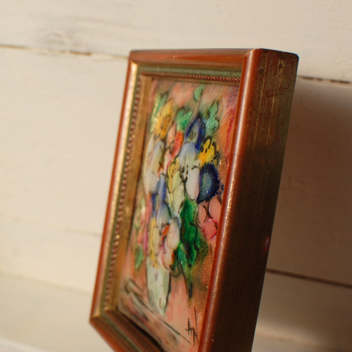 フランス蚤の市額イラスト入りブロカント