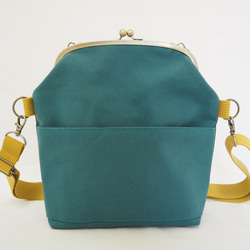 【限量樣品銷售】帆布袋2way單肩包≪青藍色≫ 第6張的照片