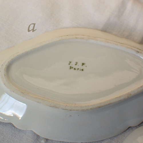 リモージュ 古いおままごとの皿 ディネット ラヴィエ皿 ローズ