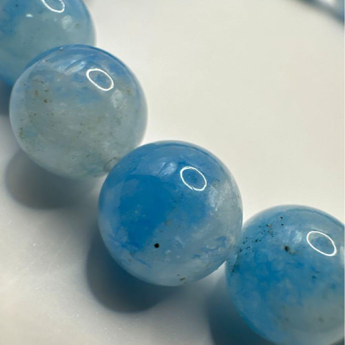 【② 高品質 希少 グラノブラスチック】幻想的な青が広がる 天然石 ブレスレット ① 高品質 希少 グラノブラスチック】幻想的な青が広がる 天然石