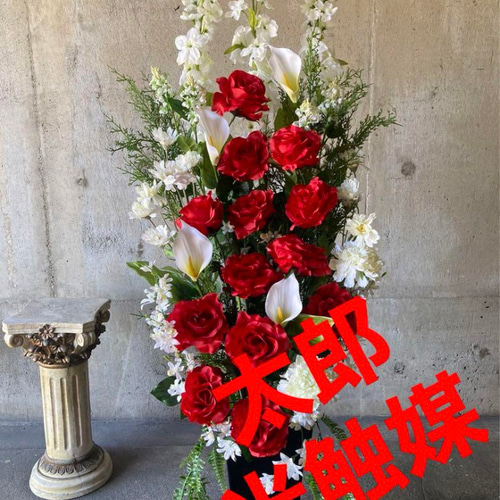 光触媒 人工観葉植物 ウォールグリーン フェイクグリーン ローズ