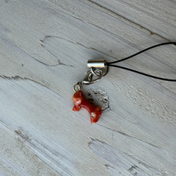 令和6年夏越の祓⭐︎本珊瑚・ストラップ（フック付き） 9枚目の画像