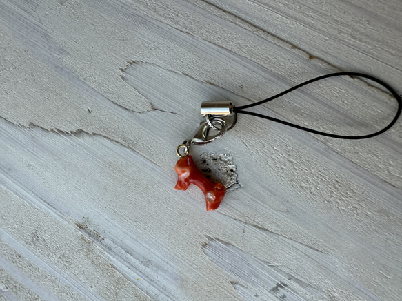 令和6年夏越の祓⭐︎本珊瑚・ストラップ（フック付き） 9枚目の画像