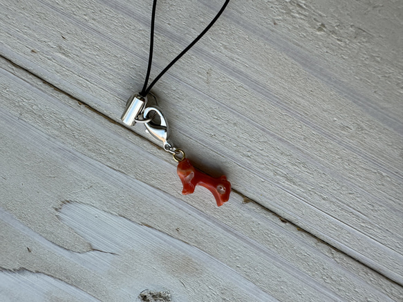 令和6年夏越の祓⭐︎本珊瑚・ストラップ（フック付き） 11枚目の画像