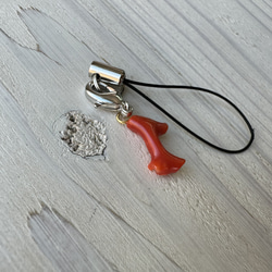 令和6年夏越の祓⭐︎本珊瑚・ストラップ（フック付き） 7枚目の画像