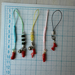 令和6年夏越の祓⭐︎本珊瑚・ストラップ（フック付き） 2枚目の画像