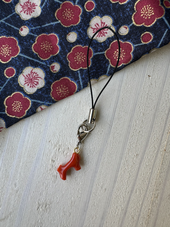 令和6年夏越の祓⭐︎本珊瑚・ストラップ（フック付き） 13枚目の画像