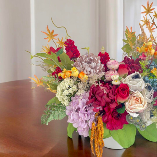 光触媒 特大 フラワーアレンジメント 造花 開店祝い オフィス