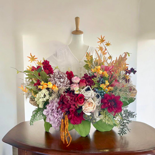 光触媒 特大 フラワーアレンジメント 造花 開店祝い オフィス