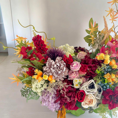 光触媒 特大 フラワーアレンジメント 造花 開店祝い オフィス