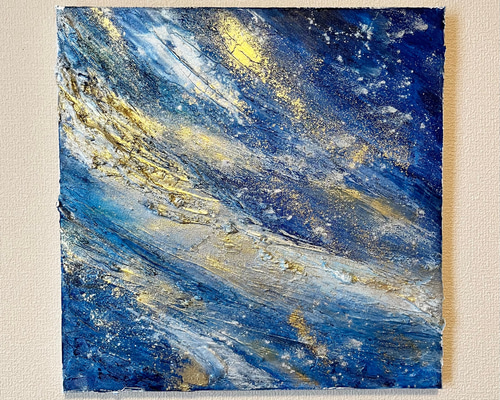 油絵（抽象画）空 空 Ⅱ」原画 絵画 油絵 抽象画 風景画 現代アート インテリア