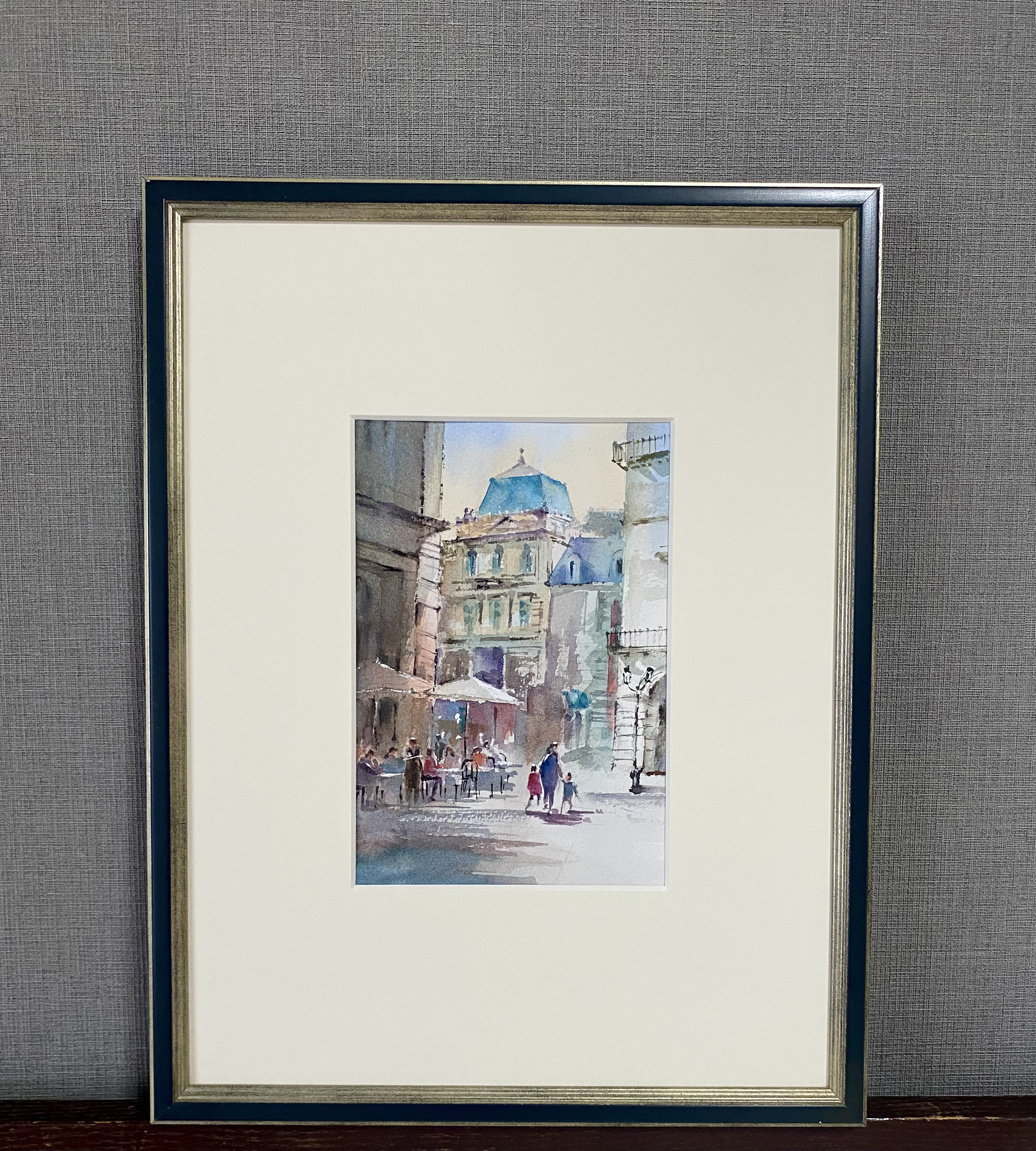 【スーパーセール】 【美品】イタリア風景画（サインあり） 絵画