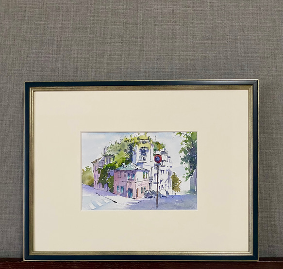 風景画（原画） Amazon.co.jp: 花の絵 風景画 桜 富士山 アクリル画 原画 桜吹雪