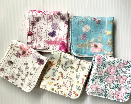 リバティ ダブルガーゼ使用 六重ガーゼハンカチ お選び下さい 送料無料