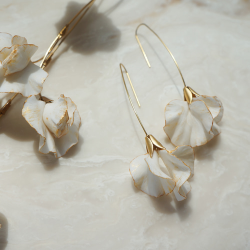 Sweet Pea ピアス sweet pea stem pierce ピアス（フック・チェーン） JARDIN bridal