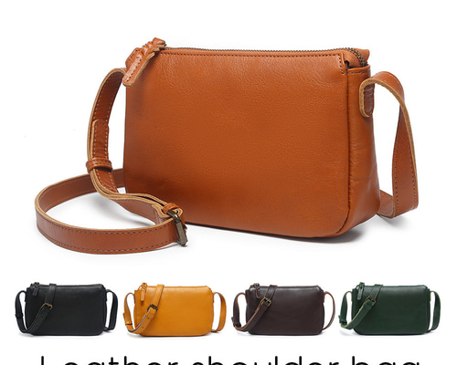 ブラウン合成皮革ショルダーバッグ CIARA ショルダーバッグ レディース 軽い 斜めがけ 2way 軽量 60代