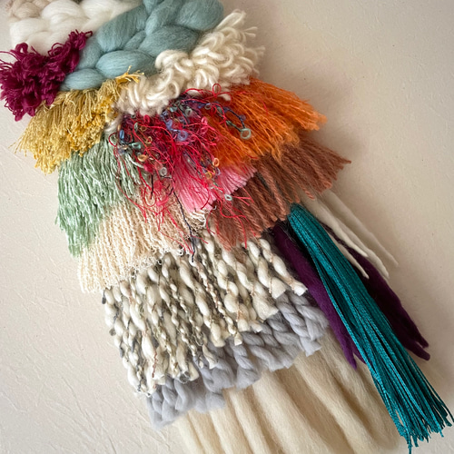 一点もの】流木 ウィービングタペストリー『primitive,g'.』