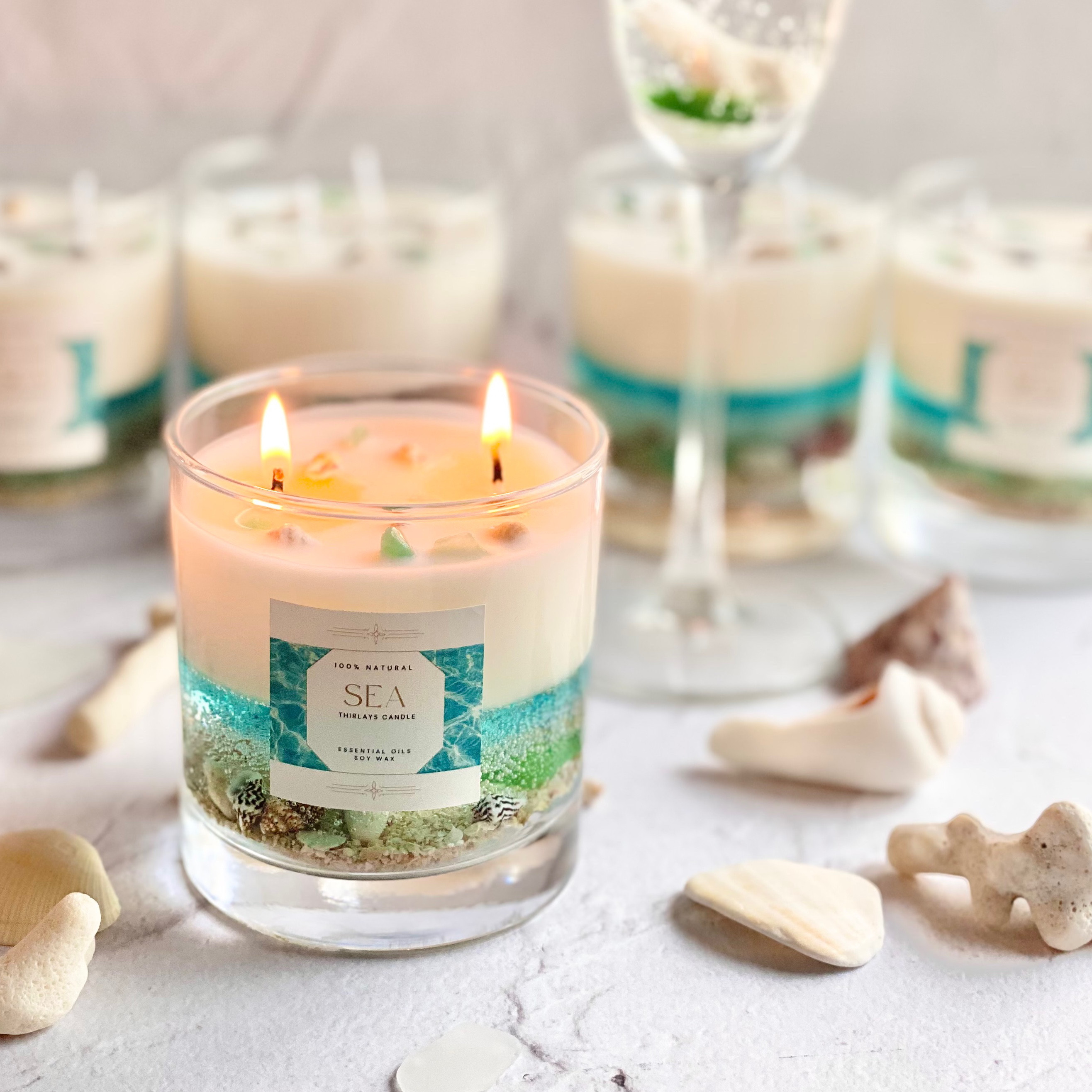 【天然物/最強品質】アベンチュリン原石＊約346g＊　天然石キャンドルホルダー