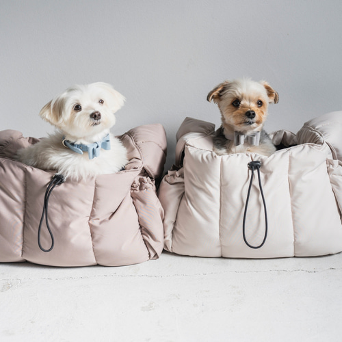 FuFu フワモコスリングキャリー クリームー ペットキャリーバッグ