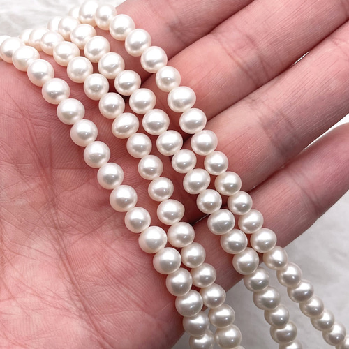 本真珠ロングネックレス 80cm 小粒 パール ウエディング 入学入園卒園