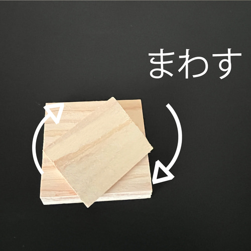 QRコードスタンド 2way [ 縦置き、平置き ] 木 木製 qrコード