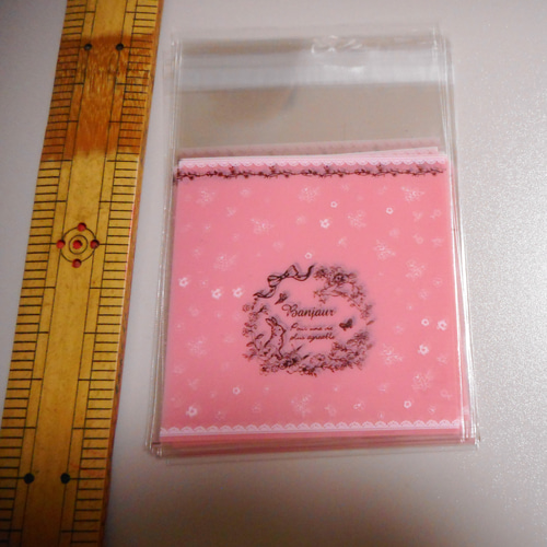送料無料☆在庫僅か☆OPP袋3種セット（柄ミックス3種）リボン,雪結晶 