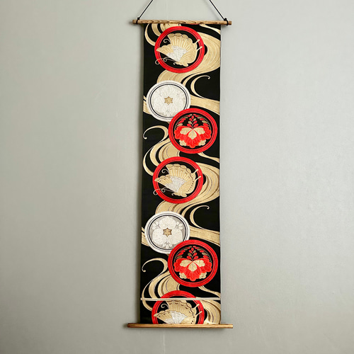 着物リメイク　正絹タペストリー 着物リメイク 正絹タペストリー