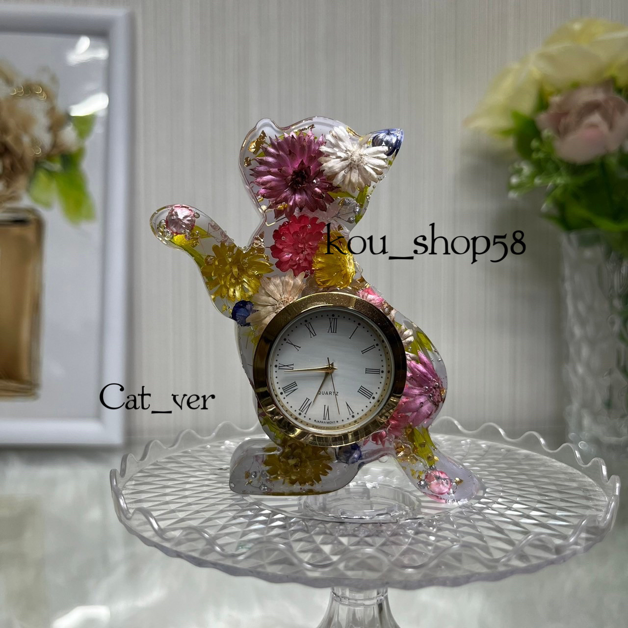 Amazon｜【花冠】プリザーブドフラワー 花時計 フラワーギフト