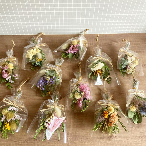 小さなのミニスワッグBOX／10束＋1束（おまけ）】卒園 卒業 welcome