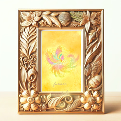 虹色鳳凰】曼荼羅アート/魂の約束/変化/自由な未来/ネガティブな信念を