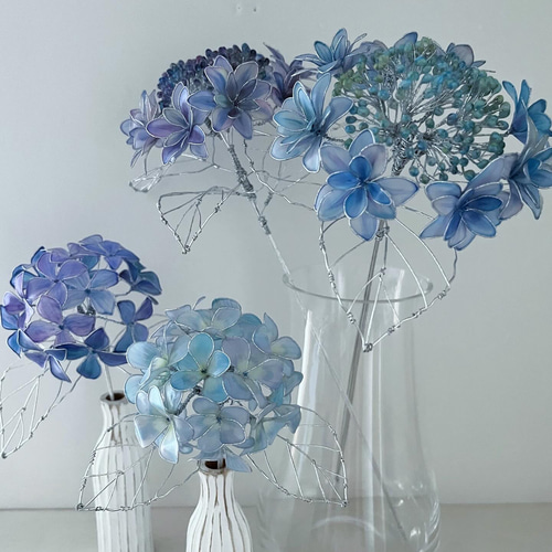 ホワイト紫陽花リース 軽い ディップアート 壁飾り インテリア ホワイト紫陽花リース 軽い ディップアート 壁飾り インテリア