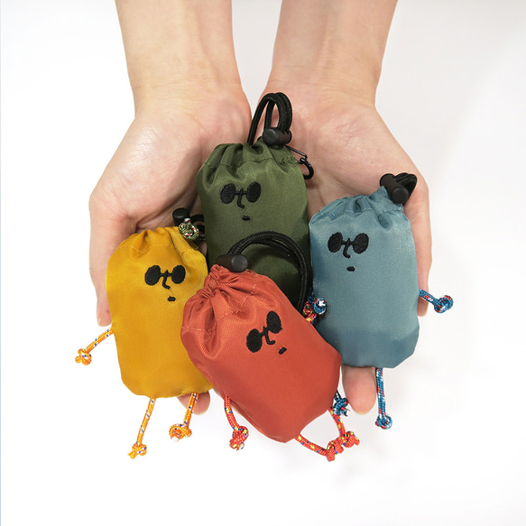 ECO Buddy Bag】エコバッグ入りバッグチャーム 選べる5色 バッグ