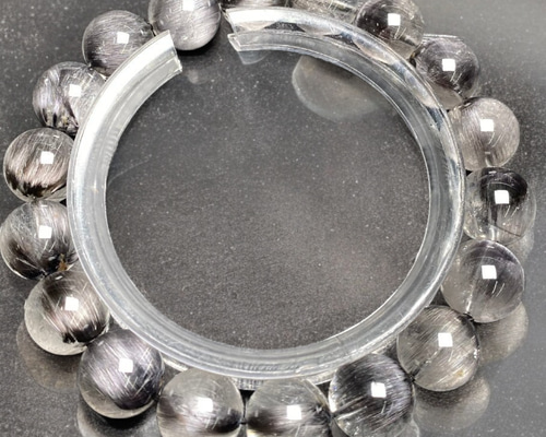 最終【式神封入】猫目プラチナルチルクォーツ[NZyK]11mm 希少 高