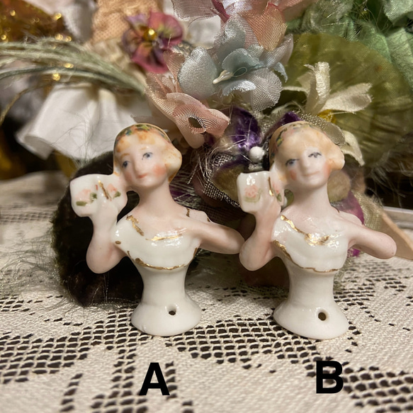 ミニ・ハーフドール＊本を持った少女(2種) その他素材 A-C-HEART 通販