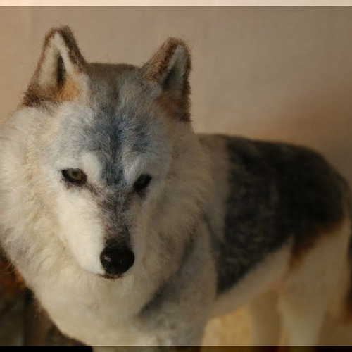 羊毛フェルト  狼 羊毛造形】The Wolf Made from Wool（羊毛フェルト） - YouTube