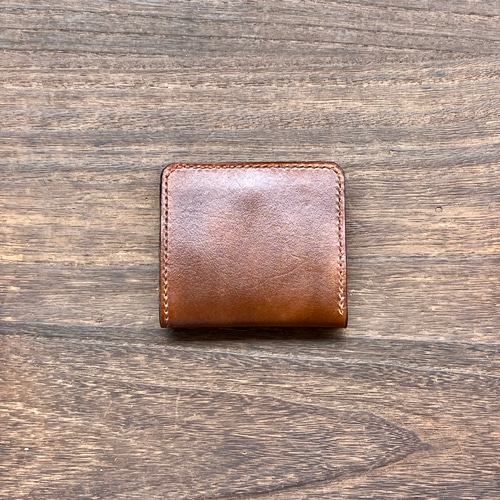 型紙金具セット】ミニウォレット レザークラフト型紙＋金具付き