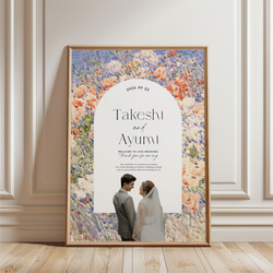 絵画のような 》ウェルカムボード｜アートポスター｜結婚式 ウェルカム