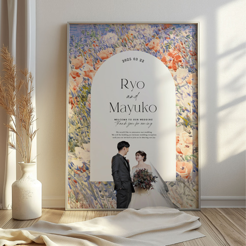 絵画のような 》ウェルカムボード｜アートポスター｜結婚式
