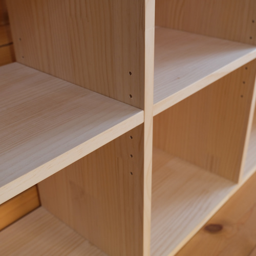 94.シェルフ『1cm単位でサイズオーダー可能』棚板高さ調整式/カラーを