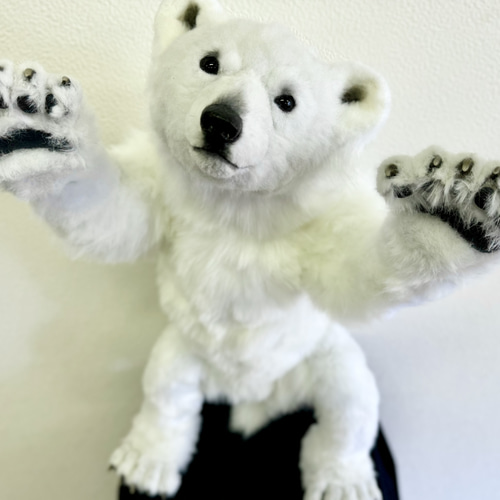 アートドール　ホッキョクグマ　しろくま　あいす　モールアート　アニマル　ホワイト アートドール ホッキョクグマ しろくま あいす モールアート