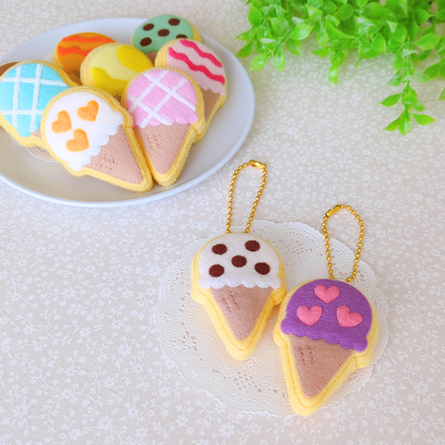 お好きな2点で＊】アイスクリームのアイシングクッキー2個セット