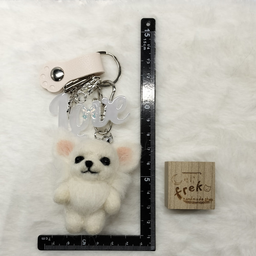 kamin　羊毛フェルト犬　プチチャーム kamin様専用 羊毛フェルト犬 プチチャーム